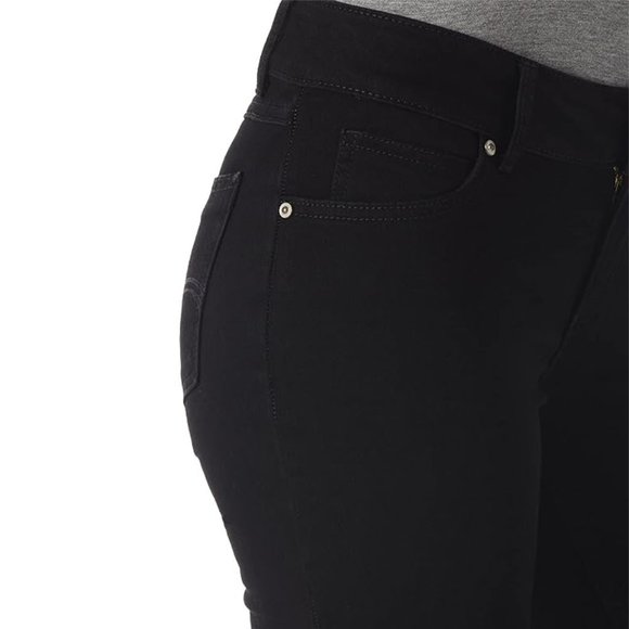 Classic Wrangler Black Mid-Rise Bootcut Denim / Jean - 09MWZBK -  34X32 - Picture 3 of 13